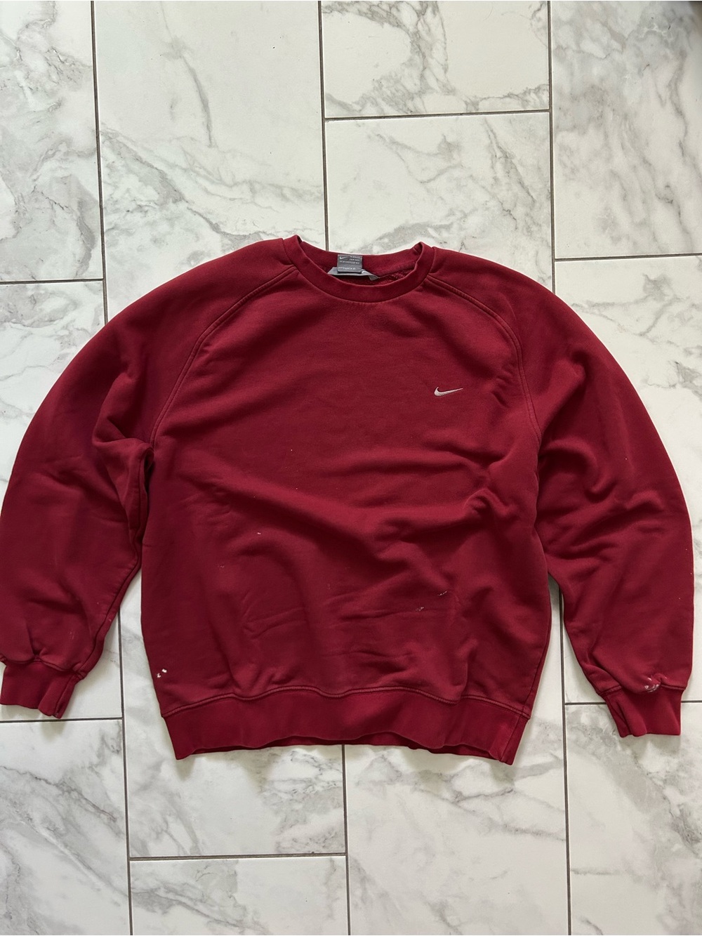 Vintage Nike Maroon Boxy Fit Crewneck Sweatshirt
